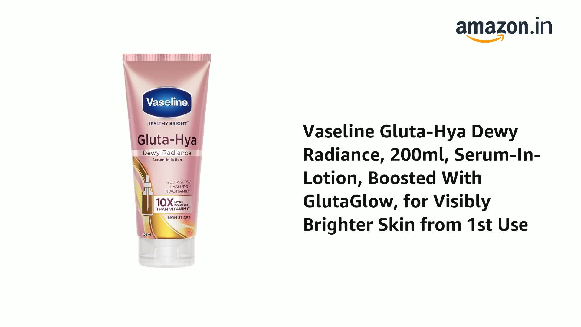 Buy Vaseline Gluta-Hya Dewy Radiance Lotion for Face & Body